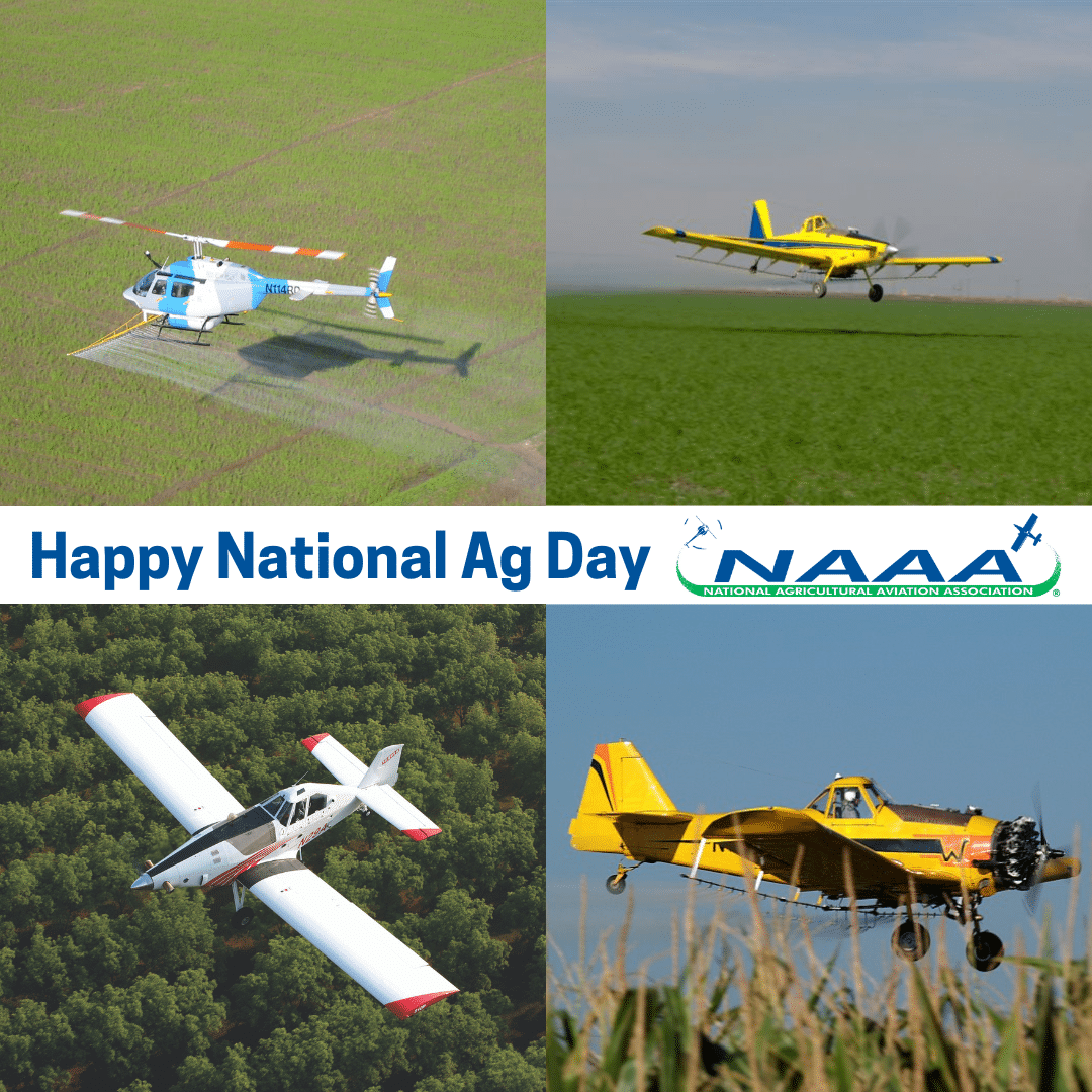 NAAA Press Release Celebrates Aerial Applicators on National Ag Day ...
